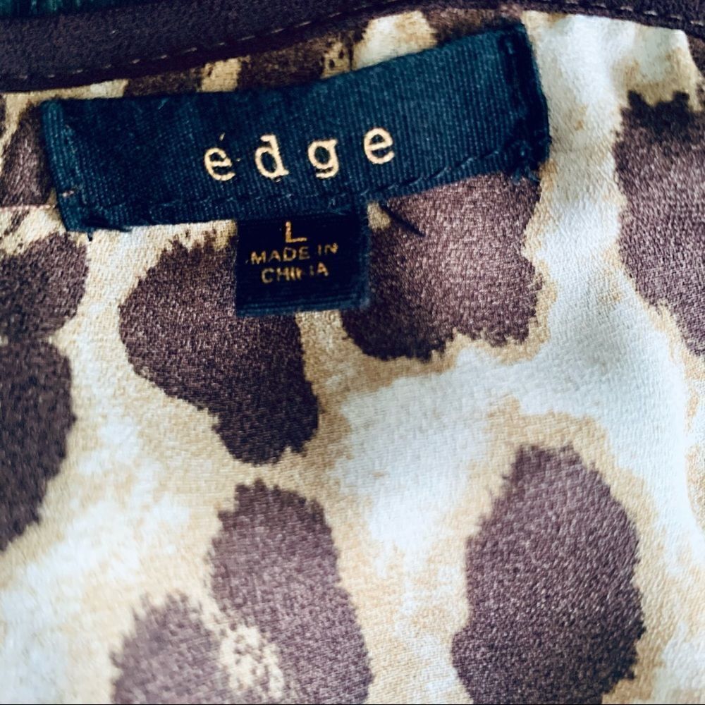 Edge Cheetah Print Tank Top Size Large - Picture 10 of 11